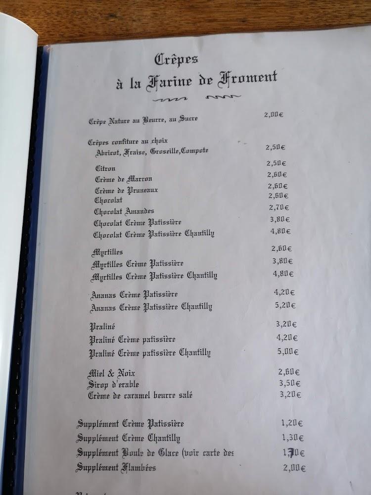 Crêperie La Galtouère - Menu Image 1